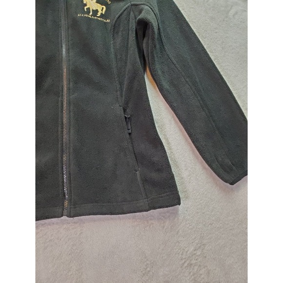 Roly Jacket Womens Small Black Fleece Equitacao Escola Alcains Portugal Full Zip - Picture 9 of 12